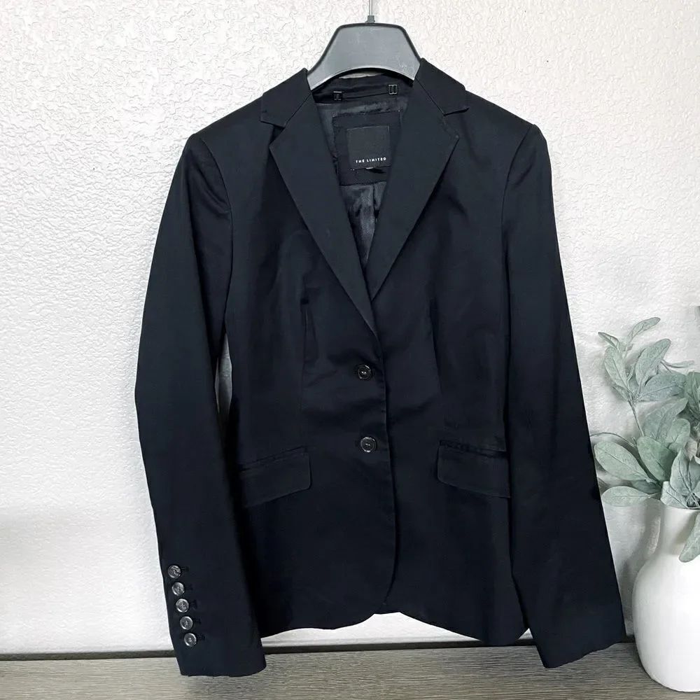 The Limited Black Blazer Professional Menswear Work Jacket Coat 2